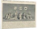 Brass plate in Biddulph Church - William Bowyer of Knipersley : pen and wash drawing, nd [?19th cent] by John Robert Fernyhough