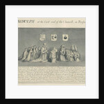 Brass plate in Biddulph Church - William Bowyer of Knipersley : pen and wash drawing, nd [?19th cent] by John Robert Fernyhough