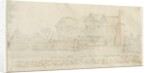 Kingswinford - Bradley Hall: tinted pencil drawing, 1797 by School English