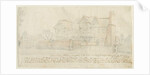 Kingswinford - Bradley Hall: tinted pencil drawing, 1797 by School English