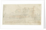 Kingswinford - Bradley Hall: tinted pencil drawing, 1797 by School English