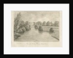 Bishton Hall: sepia drawing, 1841 by John Buckler