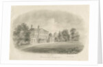 Bishton Hall: sepia drawing, 1842 by John Buckler