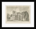 Blithfield Church: sepia drawing, 1824 by John Buckler