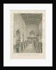 Interior of Blithfield Church by John Chessell Buckler
