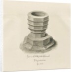 Font in Blithfield Church by John Buckler