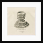 Font in Blithfield Church by John Buckler