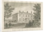 Blithfield - Rectory: sepia drawing, 1824 by John Buckler