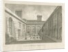 Blithfield Hall - Courtyard: sepia drawing, 1823 by John Buckler