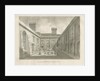 Blithfield Hall - Courtyard: sepia drawing, 1823 by John Buckler