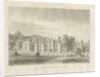 Blithfield Hall: sepia drawing, 1823 by John Buckler
