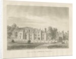 Blithfield Hall: sepia drawing, 1823 by John Buckler