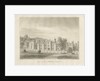 Blithfield Hall: sepia drawing, 1823 by John Buckler