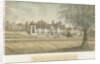 Blithfield Hall: water colour painting, nd [18th cent] by Stebbing Shaw