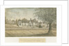 Blithfield Hall: water colour painting, nd [18th cent] by Stebbing Shaw