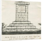 Blithfield - Memorial on site of Ancient Bagots Hall by School English