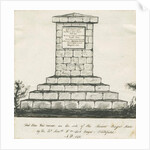 Blithfield - Memorial on site of Ancient Bagots Hall by School English