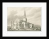 Wednesbury - St. Bartholomew's Church: sepia wash drawing, nd [1827] by Robert Noyes