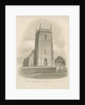 Bradley Church: sepia drawing, 1842 by John Buckler