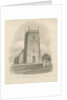 Bradley Church: sepia drawing, 1842 by John Buckler