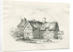 Bradley 'Priory' : pen drawing, 1838 by Thomas Peploe Wood