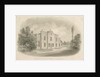 Brewood Grammar School: sepia drawing, nd [c 1842] by John Buckler