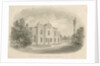 Brewood Grammar School: sepia drawing, nd [c 1842] by John Buckler