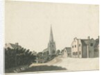 Brewood Grammar School: coloured pen drawing, nd [?19th cent] by School English