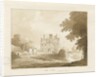 Brewood - Long Birch Hall: sepia drawing, 1838 by Thomas Peploe Wood