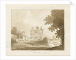 Brewood - Long Birch Hall: sepia drawing, 1838 by Thomas Peploe Wood