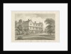 Broughton Hall: sepia drawing, 1848 by John Buckler