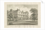Broughton Hall: sepia drawing, 1848 by John Buckler