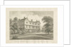 Broughton Hall: sepia drawing, 1848 by John Buckler