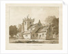 Broughton Church : sepia drawing, 1838 by Thomas Peploe Wood