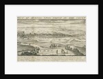 Burton-upon-Trent Bridge and Town: engraving, nd [1696-1779] by Samuel Buck
