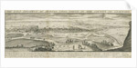 Burton-upon-Trent Bridge and Town: engraving, nd [1696-1779] by Samuel Buck