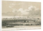 Burton-upon-Trent Bridge and Town by Charles Joseph Hullmandel