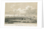 Burton-upon-Trent Bridge and Town by Charles Joseph Hullmandel