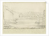 Burton-upon-Trent Bridge and Town: pen drawing, nd [c 1817] by John Allport