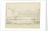 Burton-upon-Trent Bridge and Town: pen drawing, nd [c 1817] by John Allport