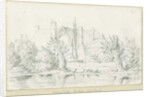 Burton-upon-Trent - Nether Hall: pencil drawing, nd [?19th cent] by School English