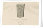 Burton-upon-Trent - Gravestone in 'Old' Churchyard: sepia drawing, 1839 by John Buckler