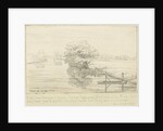 Burton-upon-Trent - Trent river: pen and ink drawing, nd [1799-1854] by John Allport