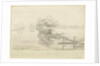 Burton-upon-Trent - Trent river: pen and ink drawing, nd [1799-1854] by John Allport