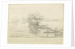 Burton-upon-Trent - Trent river: pen and ink drawing, nd [1799-1854] by John Allport