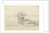 Burton-upon-Trent - Trent river: pen and ink drawing, nd [1799-1854] by John Allport