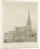 Burton-upon-Trent - Christ Church and Schools: engraving, nd [1789-1850] by Charles Joseph Hullmandel