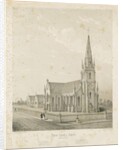 Burton-upon-Trent - Christ Church and Schools: engraving, nd [1789-1850] by Charles Joseph Hullmandel