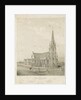 Burton-upon-Trent - Christ Church and Schools: engraving, nd [1789-1850] by Charles Joseph Hullmandel