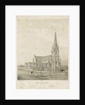 Burton-upon-Trent - Christ Church and Schools: engraving, nd [1789-1850] by Charles Joseph Hullmandel